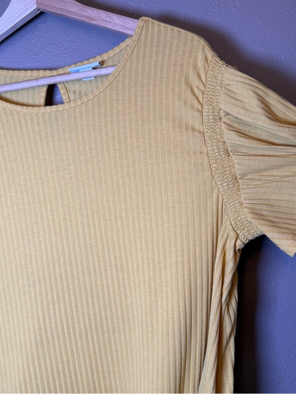 LuLaRoe Roselyn Dress Mustard Yellow Size XL - Picture 8 of 15